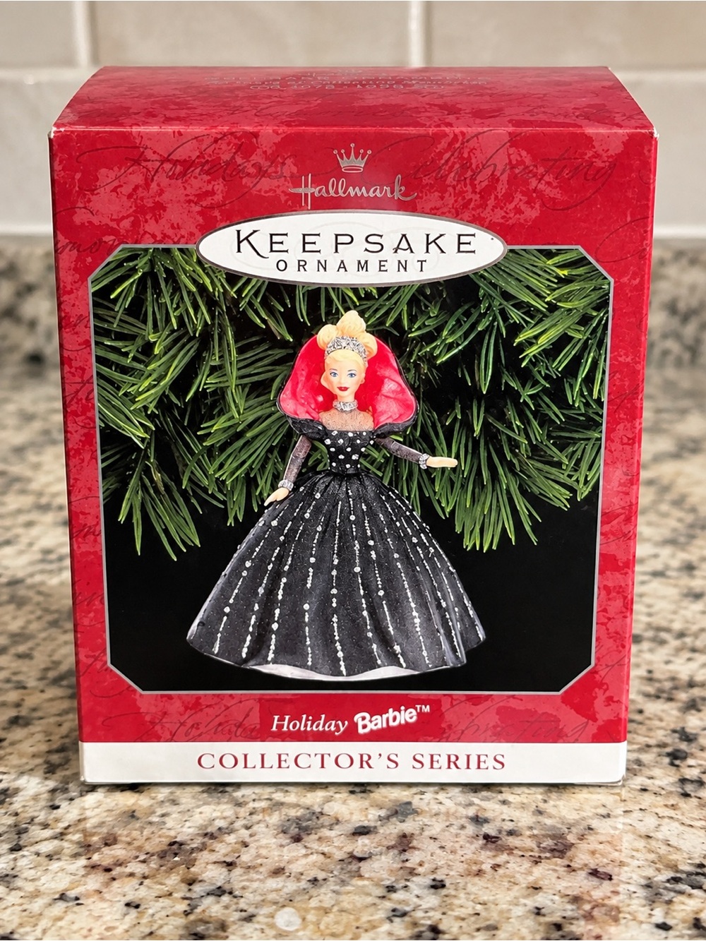 1998 Hallmark Keepsake Holiday Barbie Ornament #6 Collector’s Series w/ Box